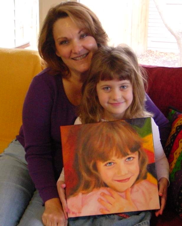 Ella, her portrait and Blynda